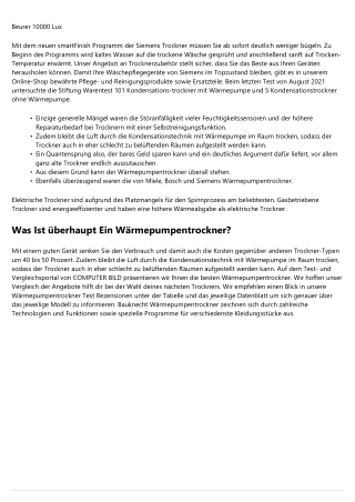 Was ist ein Miele Kondenstrockner Test ? -- Mehr lesen 2020