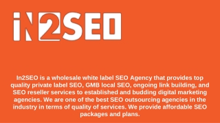 SEO Reseller Packages - In2SEO