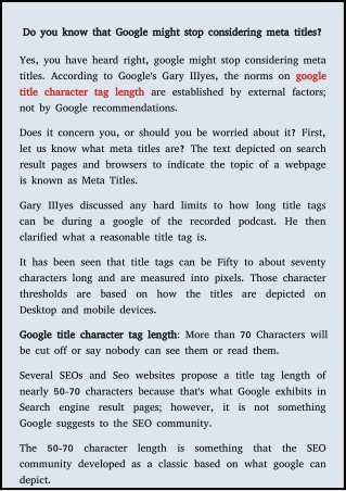 new maximum length of the title tag in google