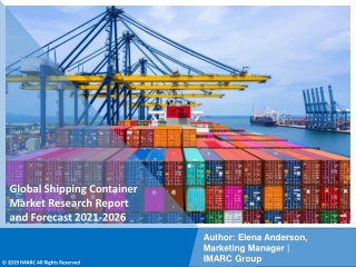 Shipping Container Market  PDF, Size, Share, Trends, Industry Scope 2021-2026