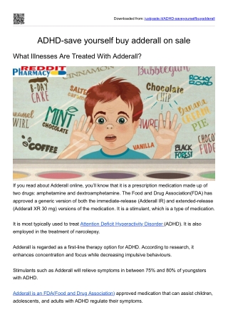 ADHD-save yourself buy adderall on sale