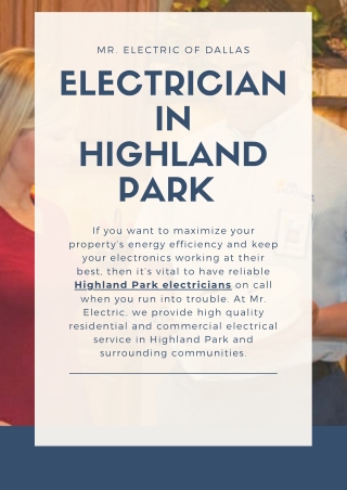 Electrician in Highland Park