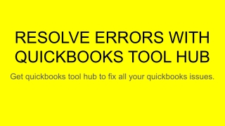 FIX YOUR QUICKBOOKS NOW