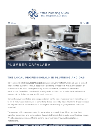 Plumber Capalaba