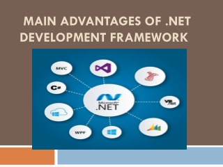 Main Advantages of .NET Development Framework