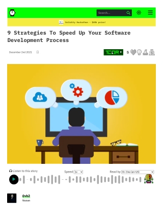 9 Strategies To Speed Up Your Software Development Process