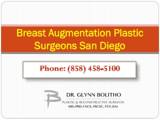 Breast Augmentation Plastic Surgeons San Diego
