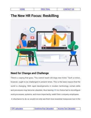 Reskilling: The New HR Focus