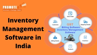 Inventory Management Software in India