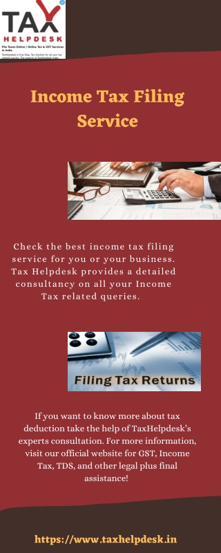 Income Tax Filing Service