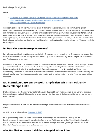 Schritt für Schritt Anleitung für Rotlichtlampe Ersatzbirne -