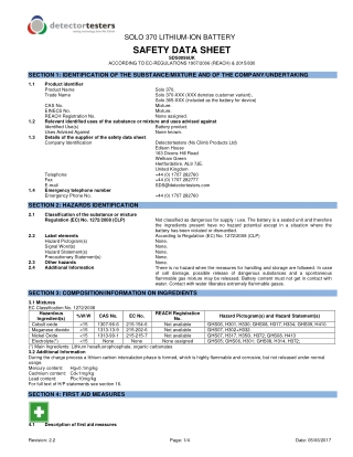 Download Catalogue Of Solo Detector Tester KSA - Novus