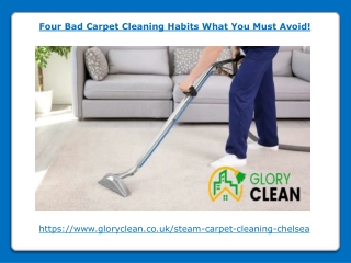 Four Bad Carpet Cleaning Habits What You Must Avoid