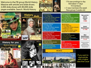 World History new postings