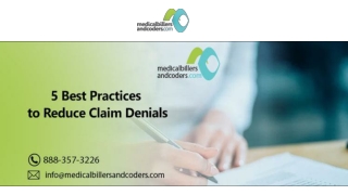 5 Best Practices to Reduce Claim Denials