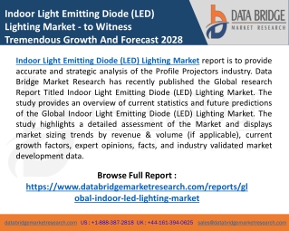 Indoor Light Emitting Diode (LED) Lighting Market to Witness Tremendous Growth,