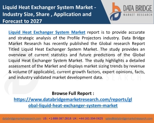 Global Liquid Heat Exchanger System Market – Industry Trends and Forecast