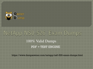 Boost Your Preparation With NS0-526 Online Practice Software - DumpsOwner