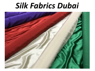 SILK FABRICS DUBAI