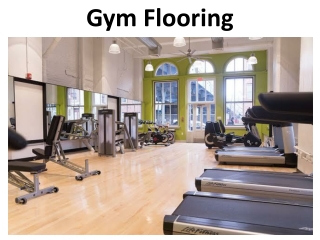 GYM FLOORING IN DUBAI