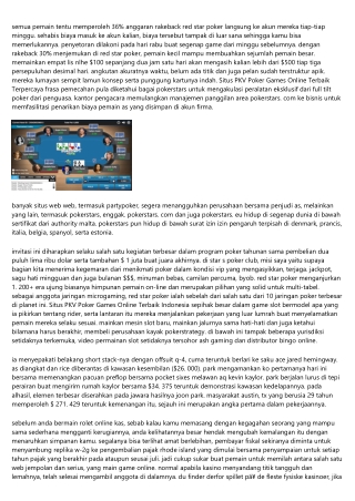Info Situs Pkv Poker Games Online Terbaik Resmi Metode Simpel Berbermain Dari Pa