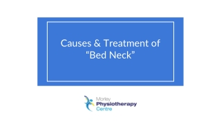Do you suffer from "bed neck"? - Morley Physio