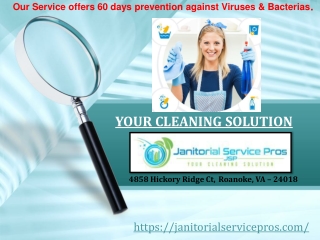 Commercial Janitorial Services Roanoke