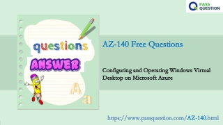 2021 Latest Microosft AZ-140 Questions and Answers