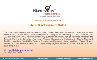 Agriculture Equipment Market Size, Share, Trend, Forecast, & Industry Analysis