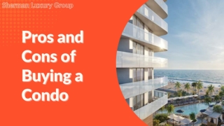 Pros and Cons of Buying a Condo