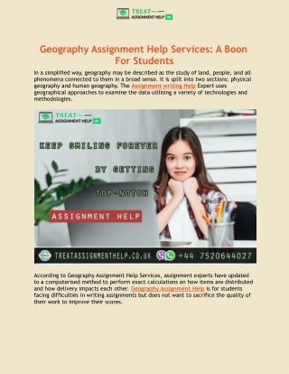 Geography Assignment Help Services_ A Boon For Students