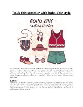 Boho clothing online