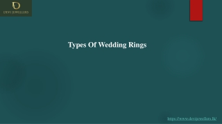 Types Of Wedding Rings