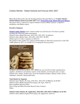 Cookies Market - Global Outlook and Forecast 2021-2027-converted