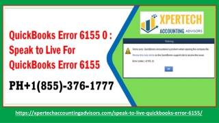 QuickBooks Error 6155 Support  1(855)376-1777,  Speak to Live For QuickBooks Error 6155.