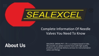 Complete Information Of Needle Valves You Need To Know