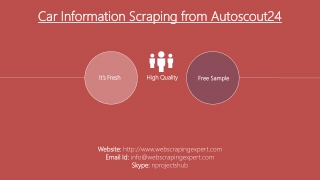 Car Information Scraping from Autoscout24