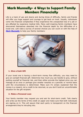 Mark Munnelly- 4 Ways to Support Family Members Financially-converted