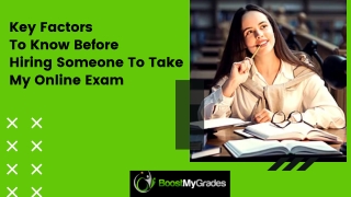 Key Factors To Know Before Hiring Someone To Take My Online Exam