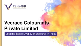 Basic Dyes Manufacturer in India