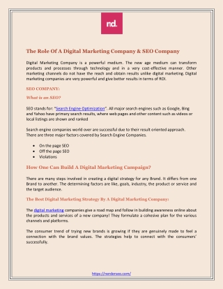The Role Of A Digital Marketing Company-converted
