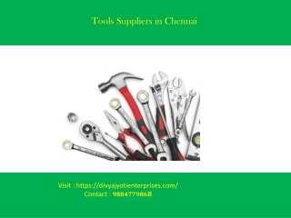 Tools Suppliers in Chennai
