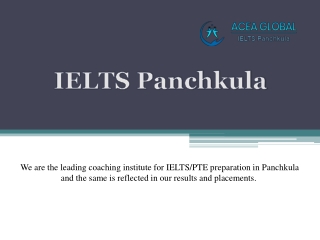 IELTS  in Zirakpur