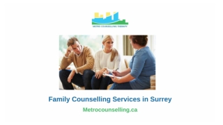 Family Counselling Services in Surrey