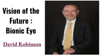 Vision of the Future : Bionic Eye