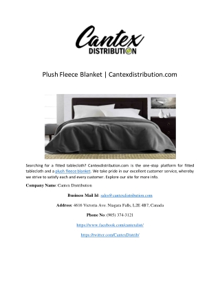 Plush Fleece Blanket