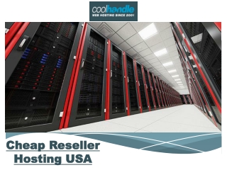 Cheap Reseller Hosting USA