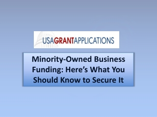 Minority-Owned Business Funding: Here’s What You Should Know to Secure It