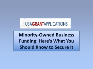 Minority-Owned Business Funding: Here’s What You Should Know to Secure It