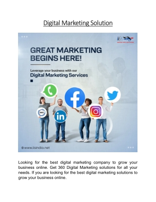 Digital Marketing Solution